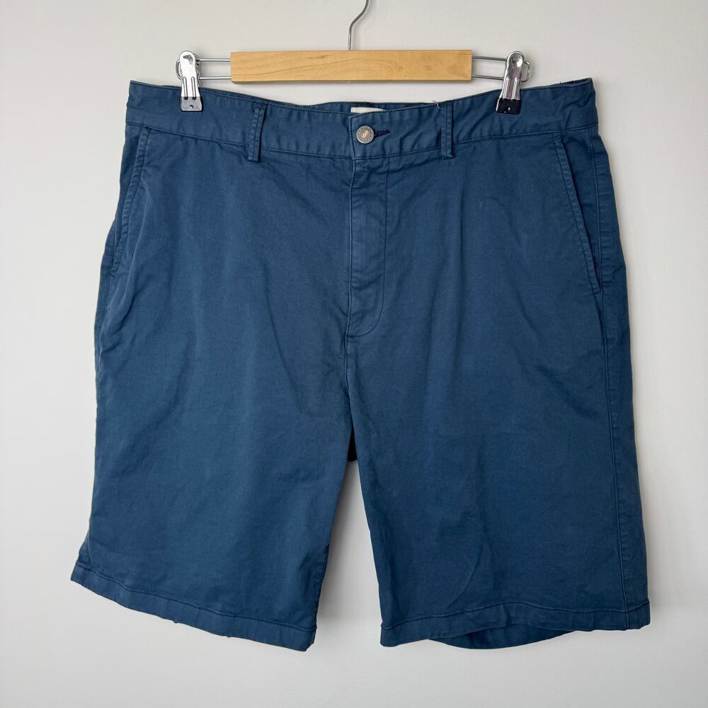 Flint and Tinder Men's Navy Blue Cotton Blend Shorts Size 36